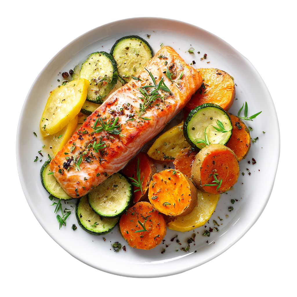 Salmon + Sweet Potato + Zucchini