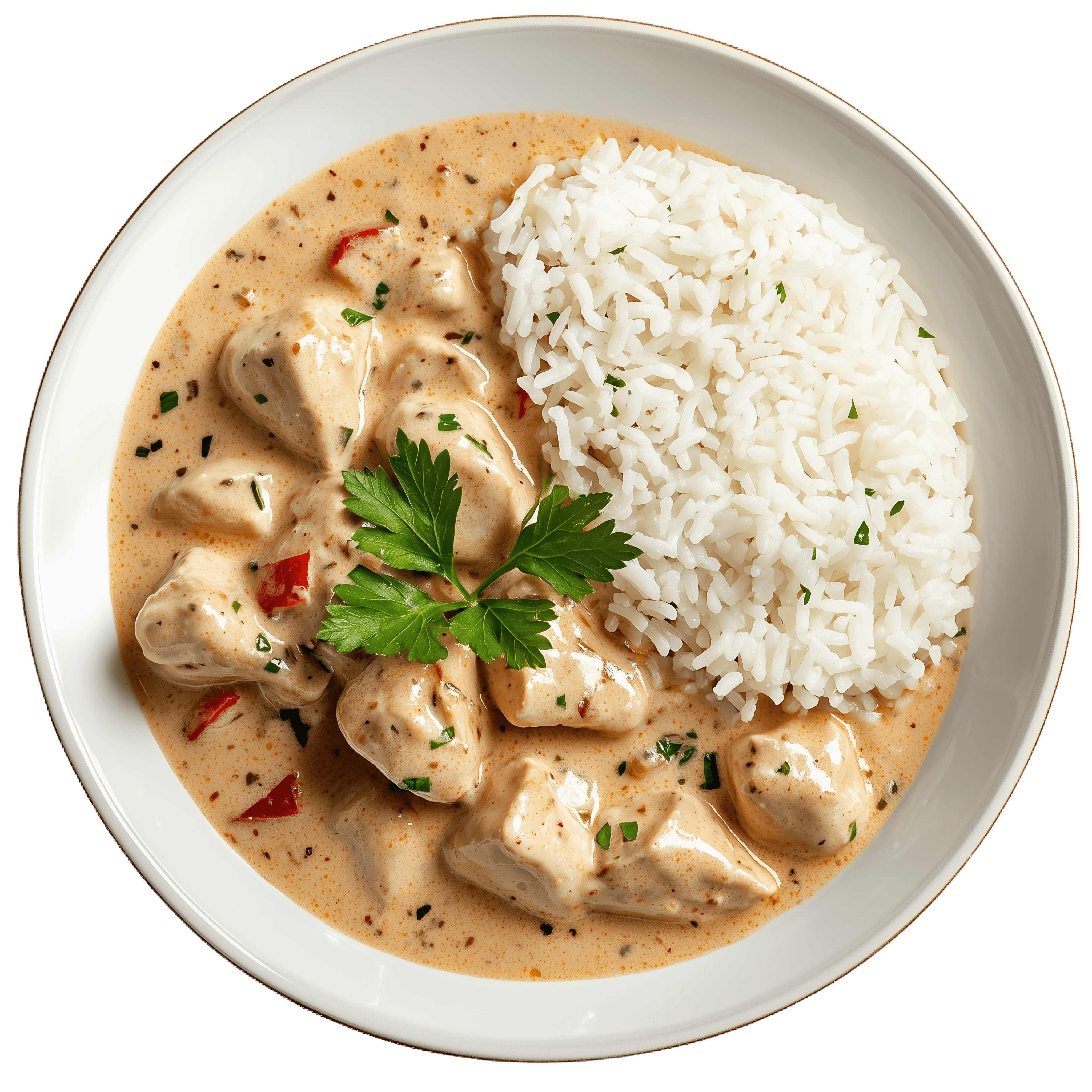 Chicken Green Curry Bowl
